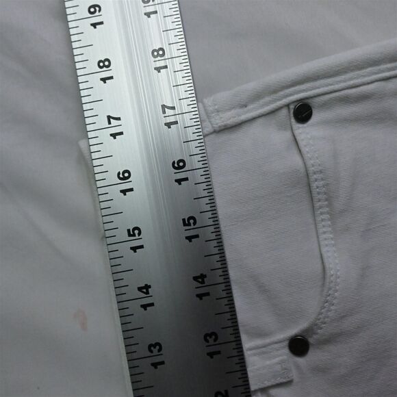 Simply Vera by Vera Wang 10 Mid Rise Skinny Ankle White Stretch Womens Jeans - Picture 2 of 9